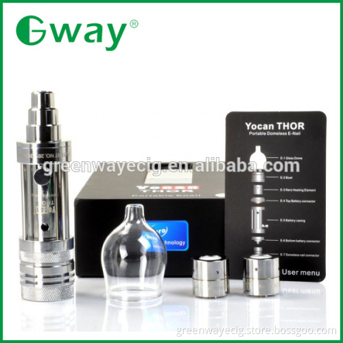 2015 Hot selling enail kits wax vaporizer,portable vaporizer yocan thor enail, wax vaporizer pen